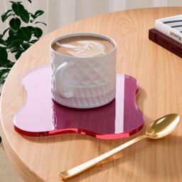 Acrylic Coaster Decorative Plates, Irregular Bar Drink Coaster,Perfect for Tabletop Protection and Accessories Display.
