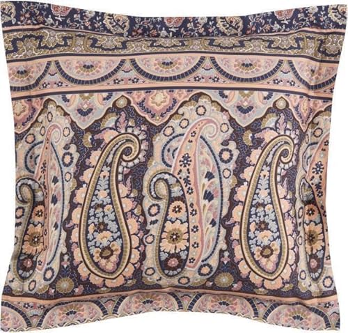 Bassetti Imperia 41 9324361 Cushion Cover Cotton Mako Satin with Zip 65 cm x 65 cm Beige