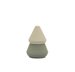 Paddywax Holiday Candles Cypress & Fir Stacked Tree-Shaped Luxury Scented Candle Set, 155g, Green