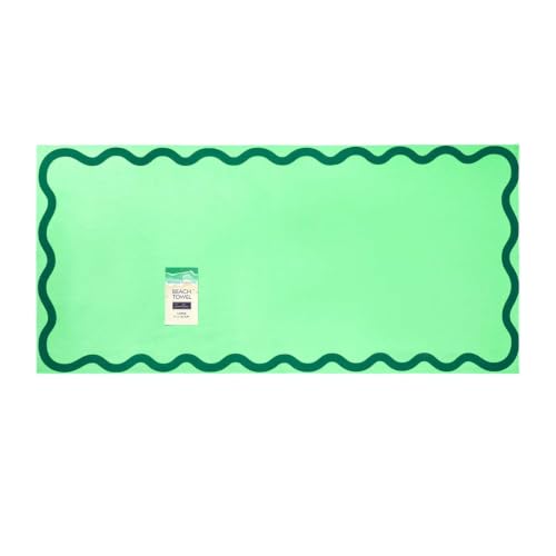 GC GAVENO CAVAILIA Premium Microfiber Beach Towel - Soft, Quick Dry Pool Towels for Adults - Super Absorbent Sand Free Beach Towels - Compact, Lightweight (1 Piece) - (70 x 152 Cm) - Sage Green