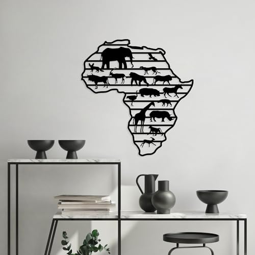 Stylish Black Decorative Metal Wall Accessory, 67 x 70 cm, 100% Metal, 1.5 mm Thickness, Lightweight & Easy to Hang, Perfect for Home Decor