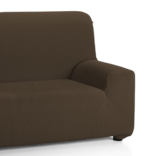 Martina Home 3 Seater Stretch Sofa Cover, Fabric, Brown, 3 Plazas (170 a 220 cm)