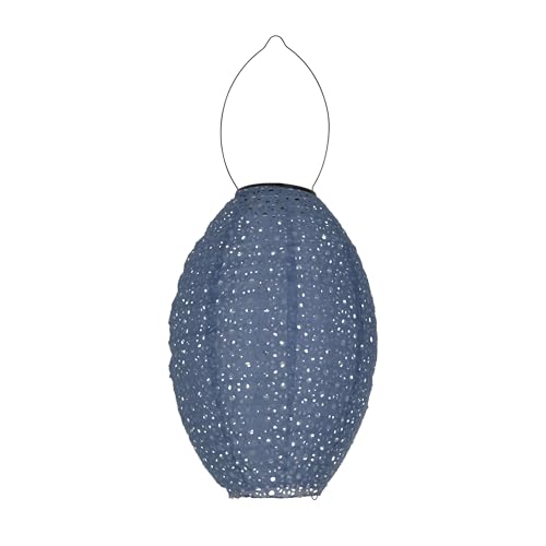 Eglo Solar Lantern Z_Solar, Outdoor Garden lamp, Hanging Light for Balcony - plastic in blackberry, warm white, IP44