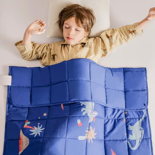 "Topcee Weighted Blanket (7lbs 40""x60"") Heavy Blanket, Weighted Blanket Cooling Blanket for Sleeping Perfect for 40-60 lbs,Throw Size Breathable Blanket with Premium Glass Bead"