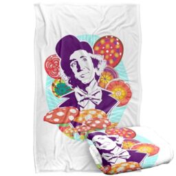 "LOGOVISION Kids Willy Wonka and The Chocolate Factory Silky Touch Super Soft Throw Blanket 36""x58"""