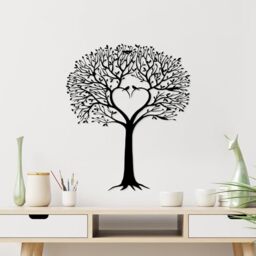 Stylish Black Decorative Metal Wall Accessory, 59 x 70 cm, 100% Metal, 1.5 mm Thick, Lightweight & Easy to Hang, Perfect for Modern Decor