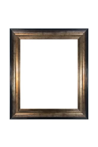 FRAMES BY POST Scandi Vintage Black & Gold Picture Photo Frame 50 x 23 cm