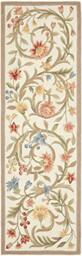 SAFAVIEH Traditional Rug for Living Room, Dining Room, Bedroom - Chelsea Collection, Short Pile, in Ivory and Multicolor, 50 x 75 cm