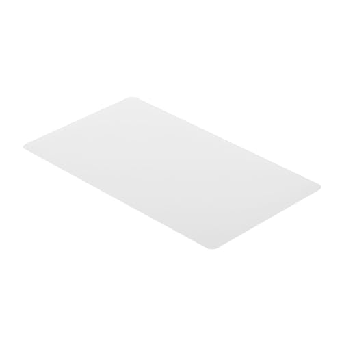 LogiLink Floor protection mat for chairs, protection for hard floors in the home, office or commercial, dimensions: 117 x 200 x 0.2 cm, water-resistant, glossy surface, transparent