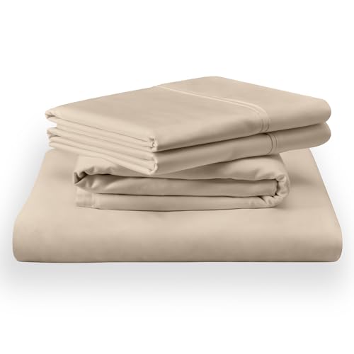 TEMPUR Classic Cotton Sheet Set Sandstone - Split King