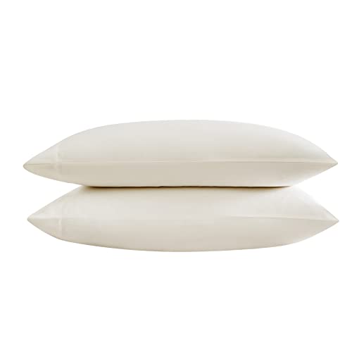 Vera Wang T800 Sateen Ivory Queen Pillowcase Set