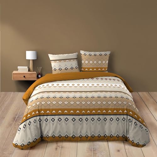 Douceur d'Intérieur, 3-Piece Bedding Set (240 x 220 cm) Xena, 100% Cotton