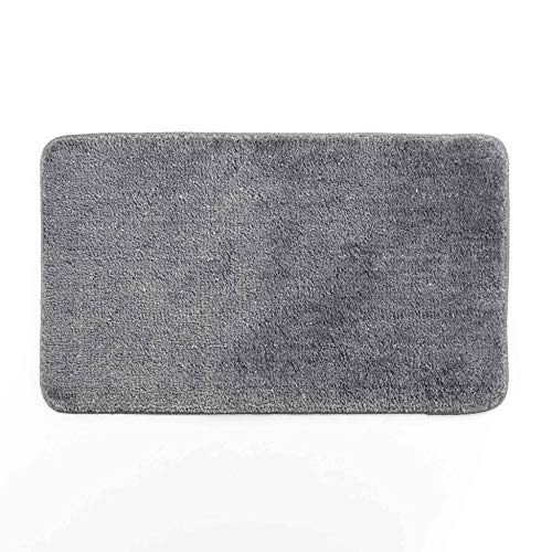 Douceur d'Interieur 45 x 75 cm Metropolis Bath Mat, Grey