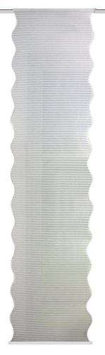 Home Fashion 86369 710, Fabric, white panel blind 245 x 60 cm