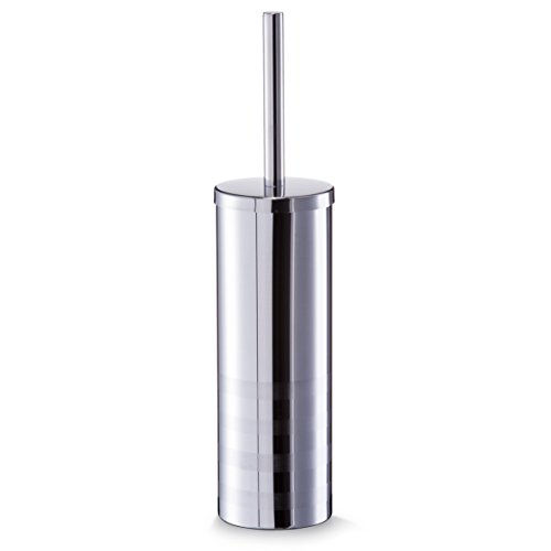 Zeller Toilet Brush with Removable Brush, Stainless Steel, Multi-Colour