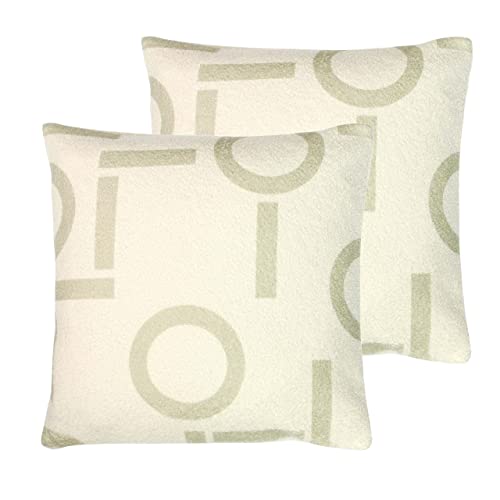 furn. Shearling Circa Polyester Filled Cushions (Twin Pack), Polyester, Taupe