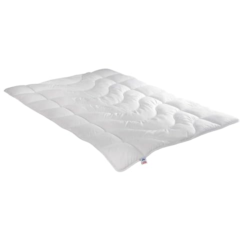 Irisette Lotte Lightweight Summer Duvet with Top Cool Fabric Washable at 95 Degrees Including Storage Bag 135 x 200 cm White