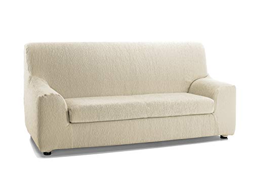 Martina Home Emilia Duplex Sofa Cover ??? Ivory ??? 1 Seater 70 to 110 cm