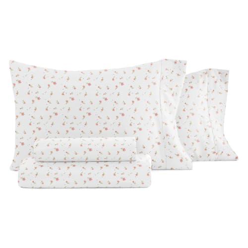 "Linen Market 4 Piece Queen Sheets Set (Pink Floral) - Sleep Better Than Ever with These Ultra-Soft & Cooling Bed Sheets for Your Queen Size Bed - Deep Pocket Fits 16"" Mattress"