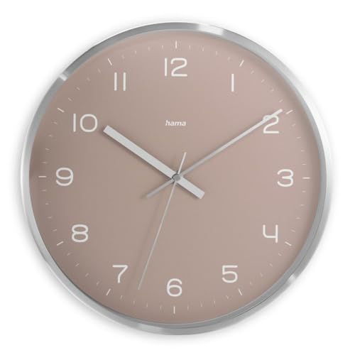 Hama Radio controlled wall clock Fiji, ?? 30 cm, aluminium