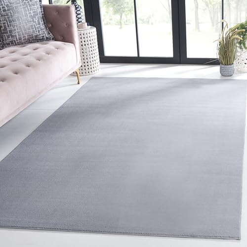 Safavieh Boho Rug Living Room, Dining Room, Bedroom - Machine Washable and Non Slip - Loft Collection, Short Pile, in Grey, 91 X 152 cm
