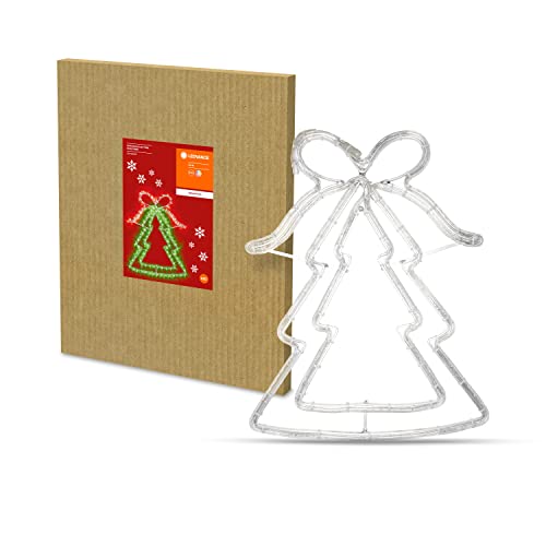 "LEDVANCE Christmas LED ""Tree"", Decorative Christmas Lighting for Indoor and Outdoor (with EU-Plug), as Window Silhouette or Garden Light, Warm White(3000K), IP65, 470mm x 640mm x 13mm"