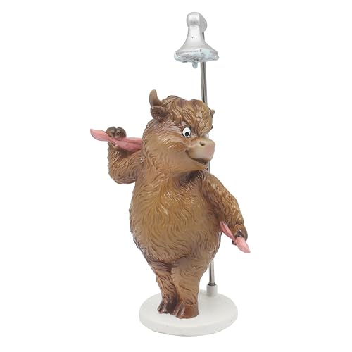 Lesser & Pavey Highland Cow Shower Decor Figurine - Creative Bath Theme, Playful Design, Detailed Finish, Display Accent, Ideal for Home and Office Decor, Unique Present