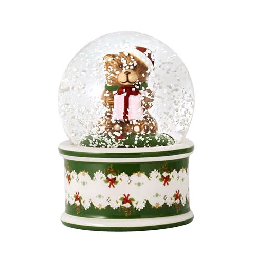 "Villeroy & Boch – Christmas Toys Snow Globe Small ""Bear"", Christmas Decorations, Xmas Decoration Indoor, Porcelain/Glass"