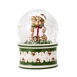 "Villeroy & Boch – Christmas Toys Snow Globe Small ""Bear"", Christmas Decorations, Xmas Decoration Indoor, Porcelain/Glass"