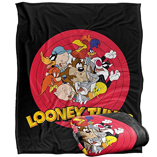 LOONEY TUNES Blanket, 152 x 127 cm, Logo Group Silky Touch Super Soft Throw