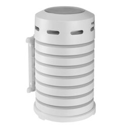 TFA Dostmann 98.1111.02 Outdoor Transmitter Cover with Active Ventilation, Protective Casing, Transmitter Cover of Weather Stations/Thermometer, Protects Against Precipitation and Direct Sunlight,