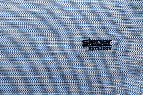 SIEGER Lounger Cushion Approx. 193 x 59 x 4 cm Design 4960 Light Blue