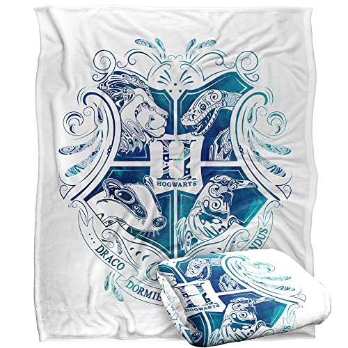 HARRY POTTER Water Element Officially Licensed Silky Touch Super Soft Throw Blanket 152 x 127 cm