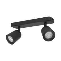 Eglo Spotlight bar Camaldoli, Kitchen Light Fitting with 2 Flexible Spots