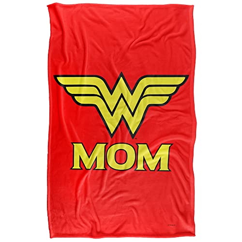 Wonder Woman Wonder Mom Silky Touch Super Soft Throw Blanket 91 x 147 Cm