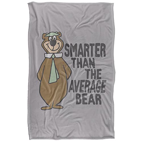 LOGOVISION Yogi Bear The Jellystone Park Silky Touch Super Soft Throw Blanket 91 x 147 Cm