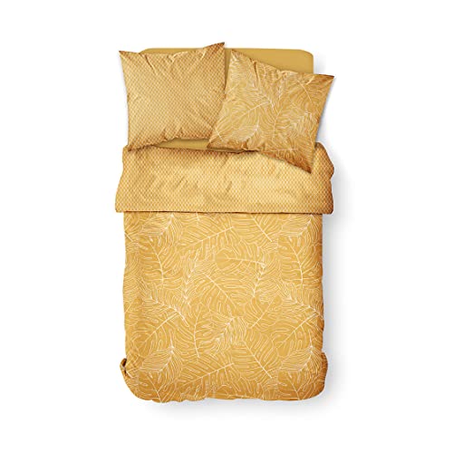 Sunshine Reversible Duvet Cover Set 100% Cotton 57 Thread Count 14.29 – Size 220 x 240 cm