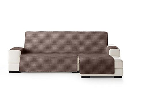 Eysa Cover, Polyester, C/7 Brown-Mink, Chaise Longue 290 cm. Suitable for Sofas from 300 to 350 cm
