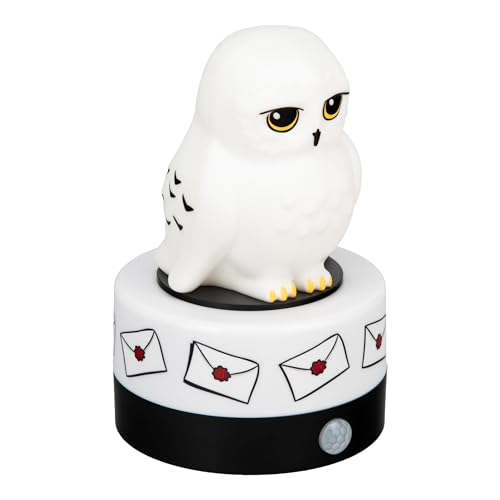 Paladone Hedwig Motion Sensor Room Guard and Night Light, Officially Licensed Harry Potter LED Lamp and Security Alarm for Kids Bedrooms, Teenagers, Home, Gift for Potterheads