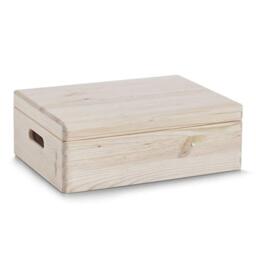 Zeller 13326 Box, Wood, natural, 40 x 30 cms (15.5 x 11.5 Inches)
