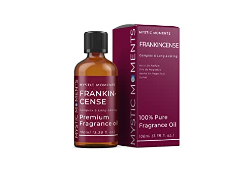 Mystic Moments - Frankincense Fragrance Oil - 100ml - Frankincense notes create a warm resinous scent for candles, soaps, wax melts and diffusers.