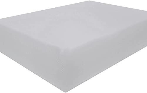 1 Piece Fitted Sheets Microfiber 1800 Series Bedding Sheets - Deep Pockets (Grey, Fitted Sheet (Queen))