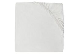 Jollein Jersey Fitted Sheet – Ivory – 70/75 x 140/150 cm – 100% Cotton – Fitted Sheet – Ivory