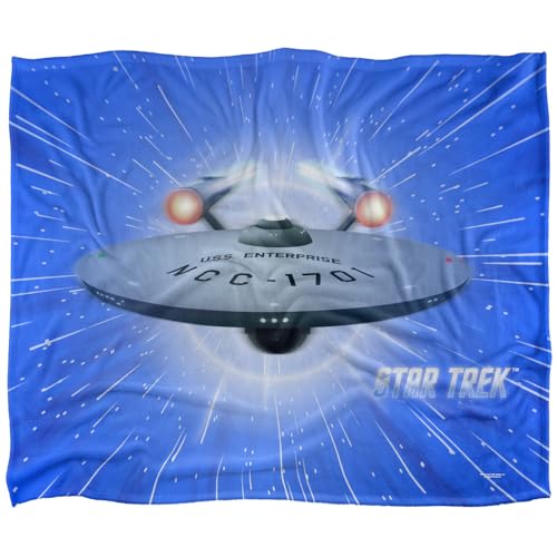 Star Trek All Shes Got Silky Touch Super Soft Throw Blanket 152 X 127 cm, White