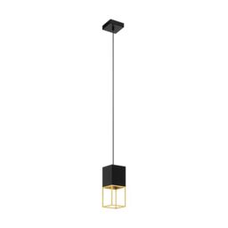 Eglo Pendant Light Montebaldo, 1-Light Hanging Lamp Vintage, Industrial