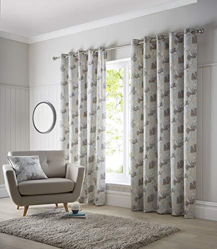 Portfolio Springfield-Teal-Eyelet Curtains, 66x90/168x229cm