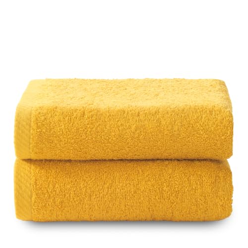 Top Towel - Set of 2 Hand Towels - Bath Towels - 100% Cotton - 400 g/m2 - Measure 100 x 50 cm