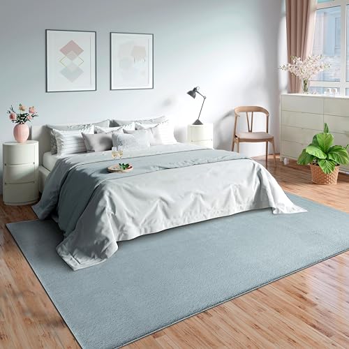 Mia's Teppiche Olivia Living Room/Bedroom Rug - washable - Blue - 160 x 220 cm
