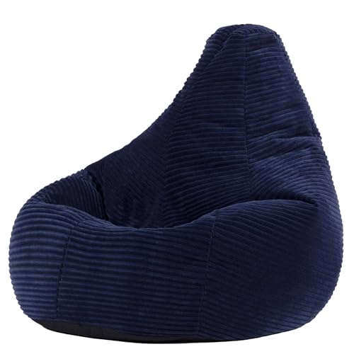 icon Dalton Kids Cord Bean Bag with Filling Included, Blue