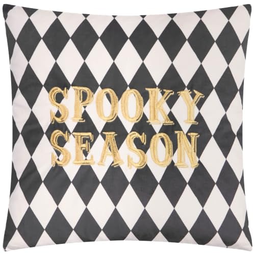 furn. Spooky Season Cushion Cover (Gold - 45x45cm)